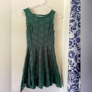 Green Lace As U Wish dress, size S